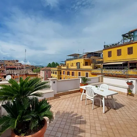 Magic Trastevere On Roof Terrace Homestay Rome