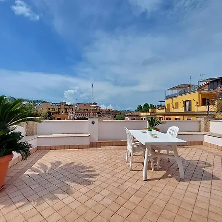 منزل للإقامة Magic Trastevere On Roof Terrace روما