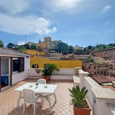 Magic Trastevere On Roof Terrace *