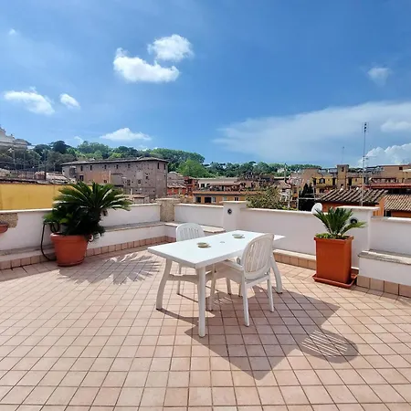 Magic Trastevere On Roof Terrace