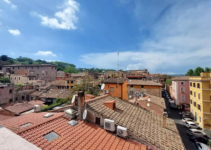 Magic Trastevere On Roof Terrace Δωμάτια σε οικογενειακή κατοικία *