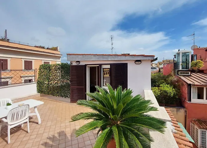 Magic Trastevere On Roof Terrace Δωμάτια σε οικογενειακή κατοικία *