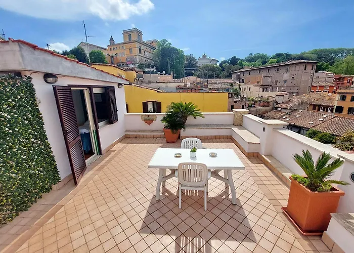 Magic Trastevere On Roof Terrace Δωμάτια σε οικογενειακή κατοικία