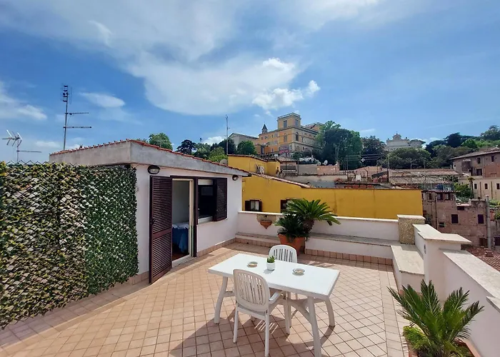Magic Trastevere On Roof Terrace Δωμάτια σε οικογενειακή κατοικία Ρώμη