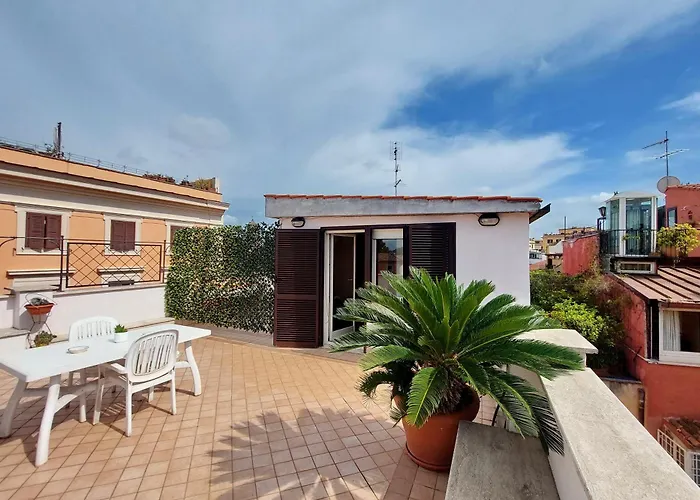 Magic Trastevere On Roof Terrace Δωμάτια σε οικογενειακή κατοικία