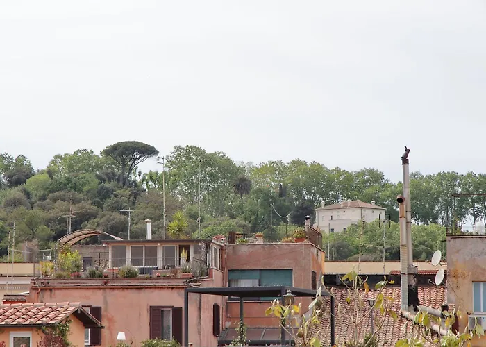 Magic Trastevere On Roof Terrace Δωμάτια σε οικογενειακή κατοικία *