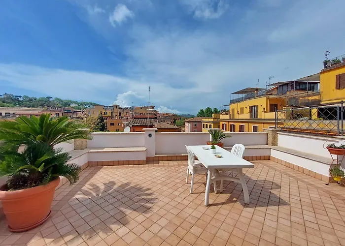 Magic Trastevere On Roof Terrace