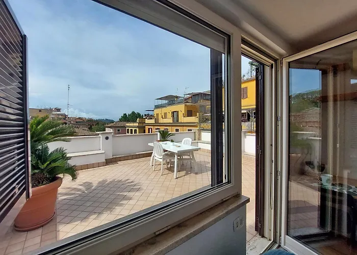 Δωμάτια σε οικογενειακή κατοικία Magic Trastevere On Roof Terrace